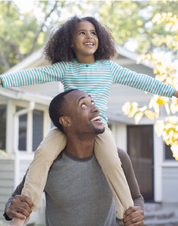 Father and daughter